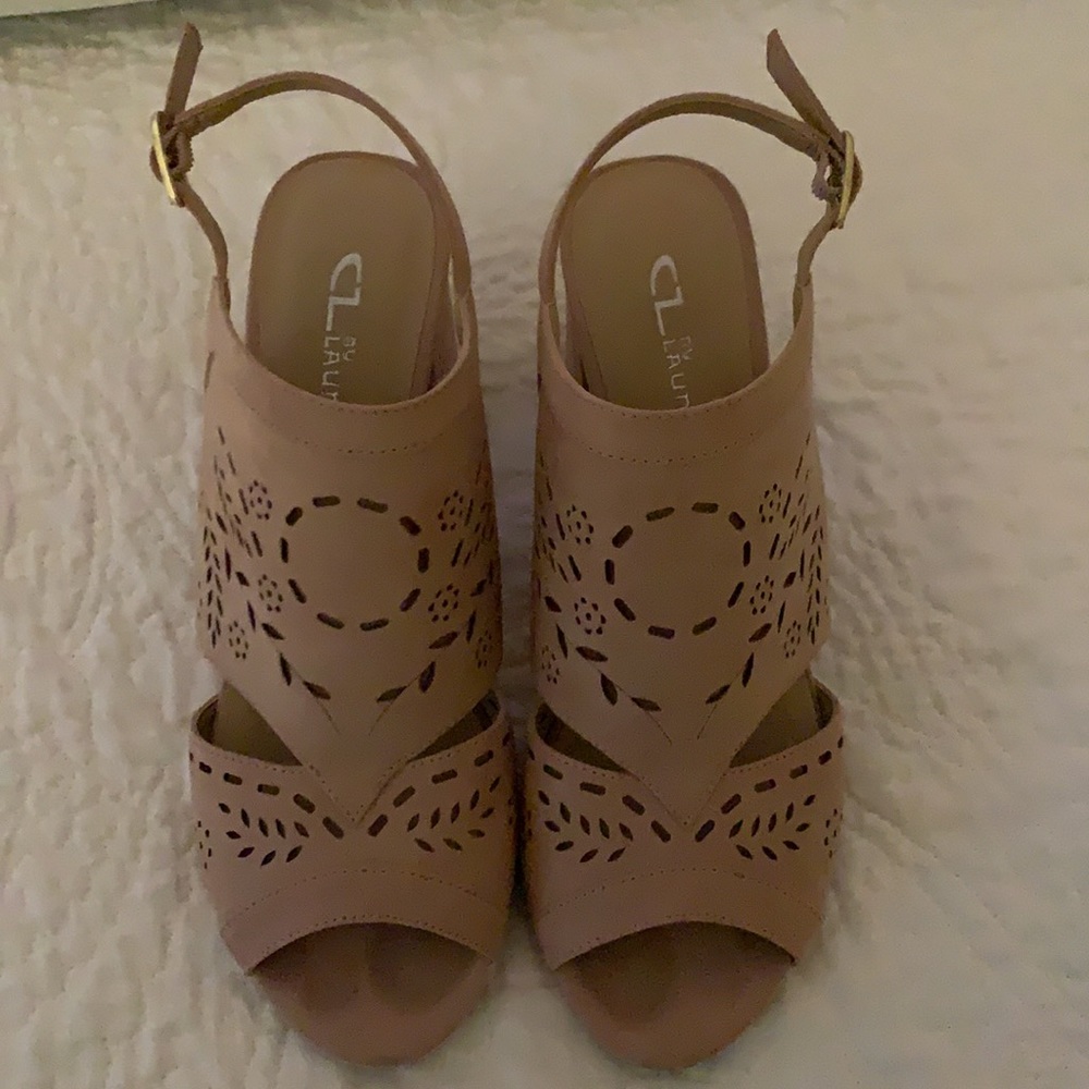 Chinese Laundry Cutout Block Heels